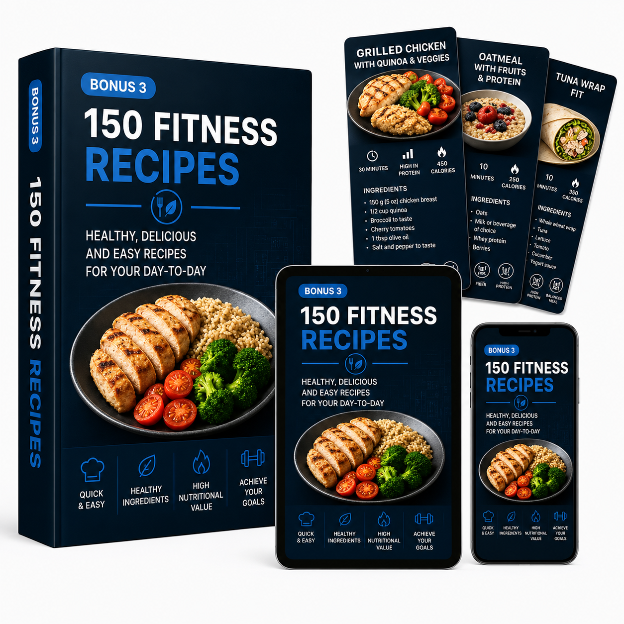Bonus 3 - 150 Fitness Recipes